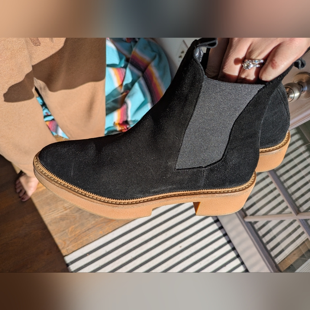 Freda Salvador Black Suede boots. Size 41 / 11